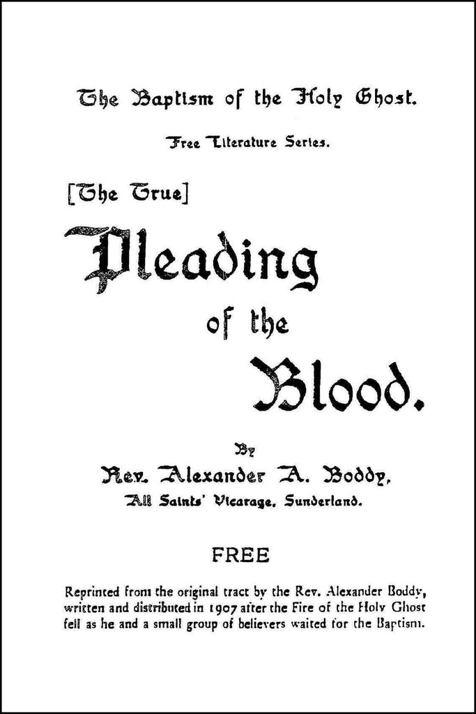 Pleading the Blood - Alexander Boddy - ebook