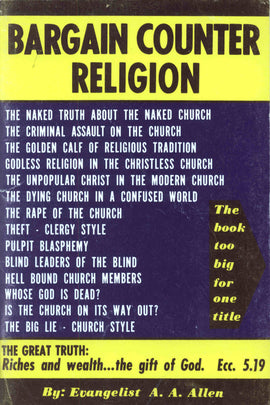 Bargain Counter Religion - A. A. Allen - eBook